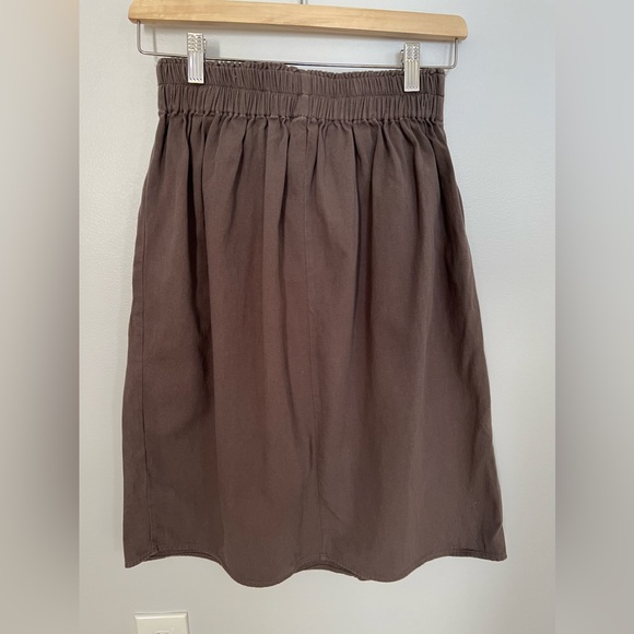 Roolee gray midi skirt - Picture 3 of 4